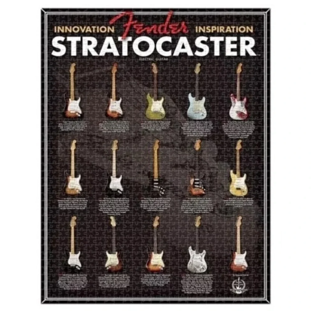 Fender Stratocaster Guitar 1000 piece Jigsaw Puzzle 20